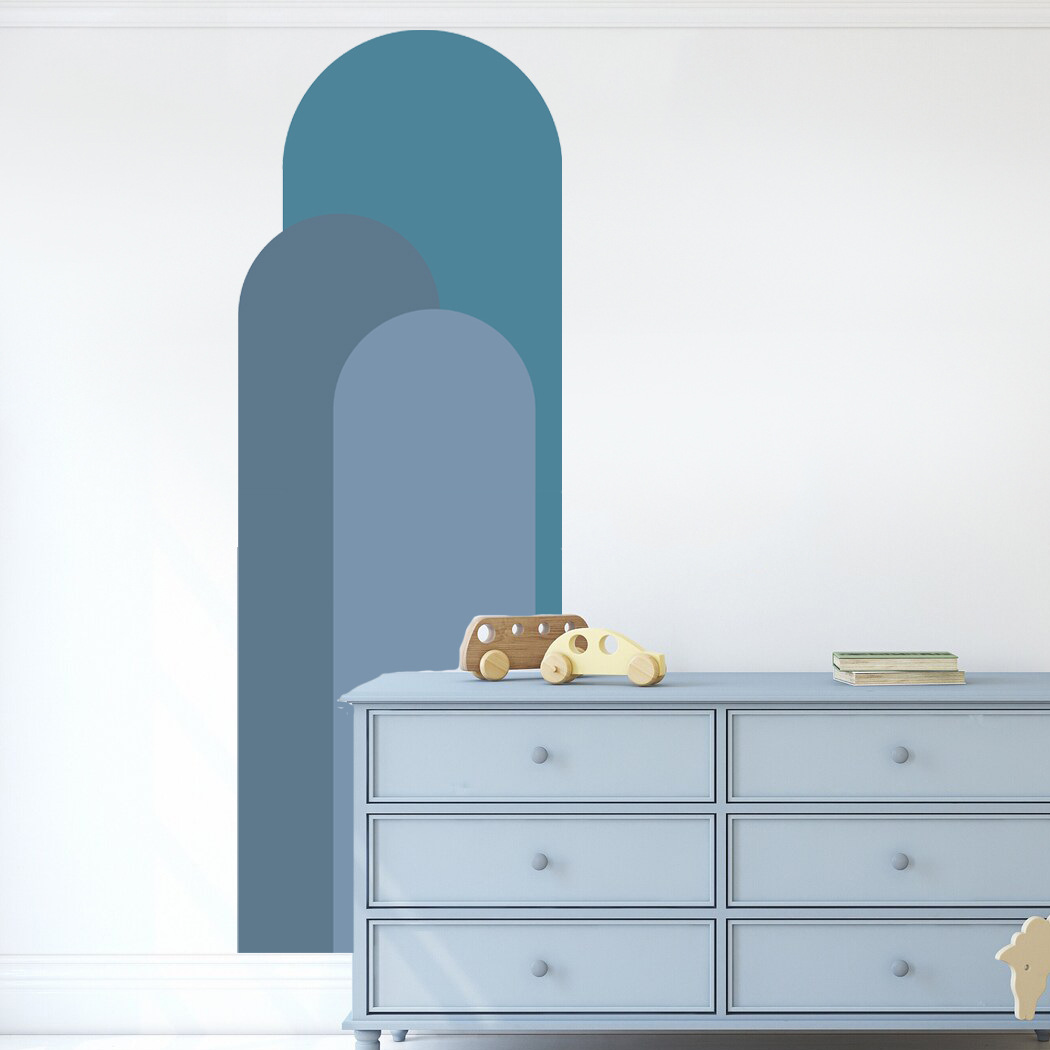 Pvc Panel Background - Böhmische Bogen Wandaufkleber Wohnzimmer Sofa Bettkopf